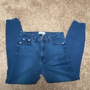 Pistola Dark High-Waited Stretchy Skinny Denim Jeans